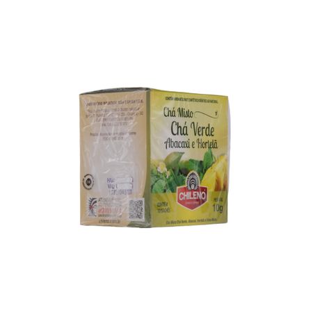 Chá Misto Chileno Chá Verde, Abacaxi, Hortelã e Erva-Mate Caixa com 10un - 10gr 360-22