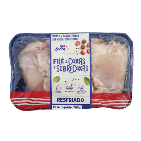 Filé Coxa Sobrecoxa Resfriado BDJ Ave Serra 700g