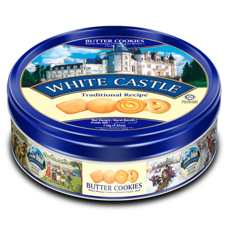 Bisc amanteigado white castle tradicional origem: malásia 114g