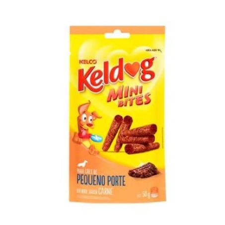 Bifinho cães mini bites carne keldog 50g