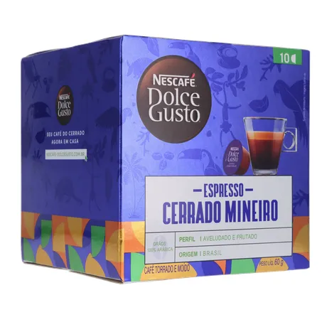 CAFÉ CÁPSULA DOLCE GUSTO CERRADO MINEIRO C/10 360-33