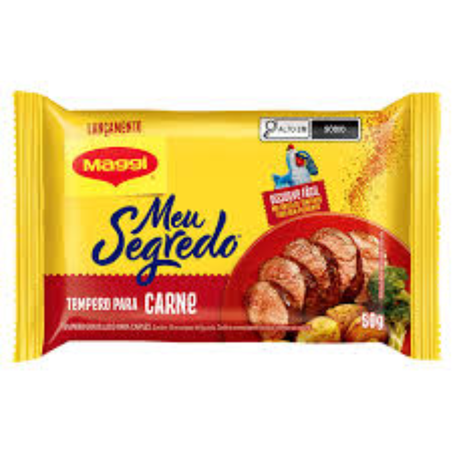 Tempero maggi 50g granulado meu segredo carne