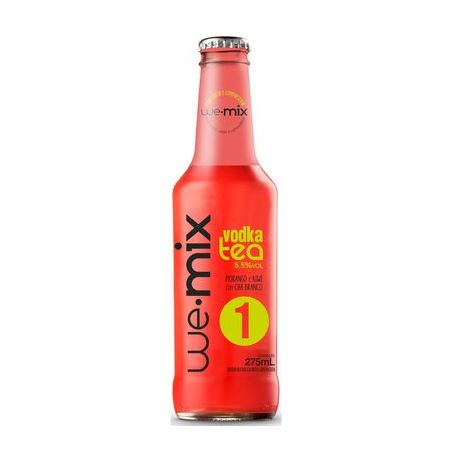 BEBIDA ICE MIKS MORANGO LONG NECK 275ML