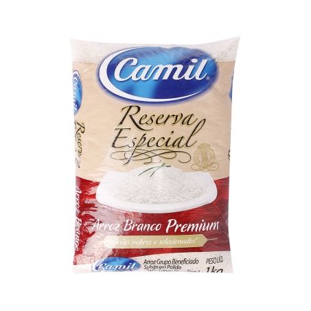 ARROZ CAMIL RESERVA ESPECIAL BRANCO 1KG