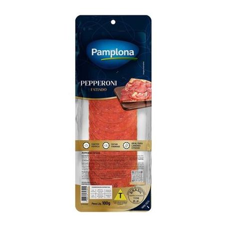PEPPERONI FATIADO PAMPLONA 100G