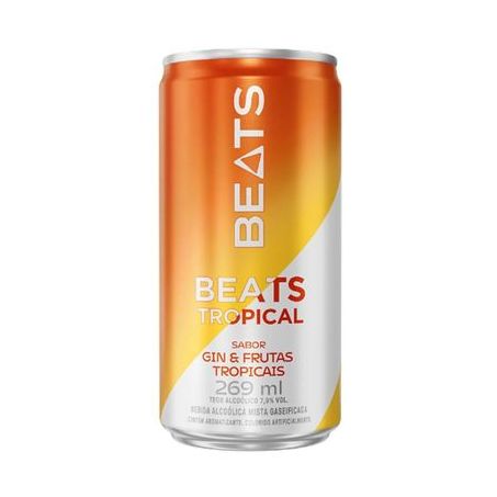 Bebida skol beats tropical lata 269ml