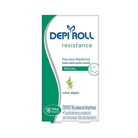 Folhas depi roll folhas prontas para depilação suave 16 folhas