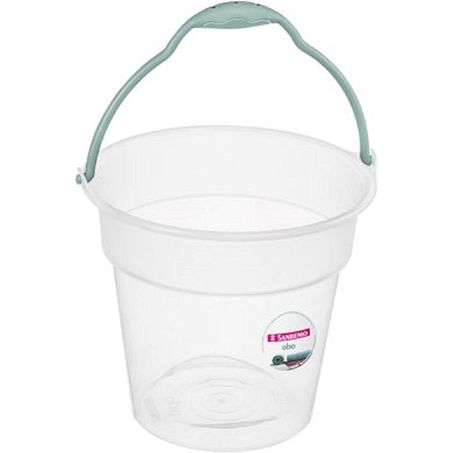 BALDE DE PLÁSTICO 8L TRANSPARENTE SANREMO 610