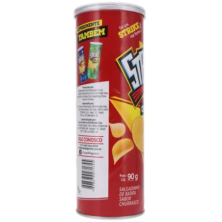 SALGADINHO BATATA STRIKE CHURRASCO POTE 90G 360-28