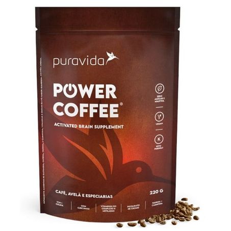 Suplemento puravida power coffee 220g