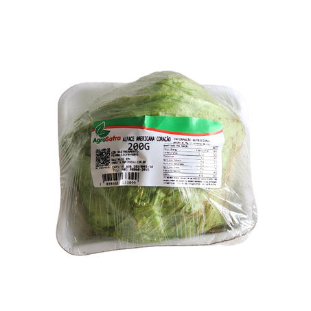 ALFACE AMERICANA AGROSAFRA BANDEJA 200G
