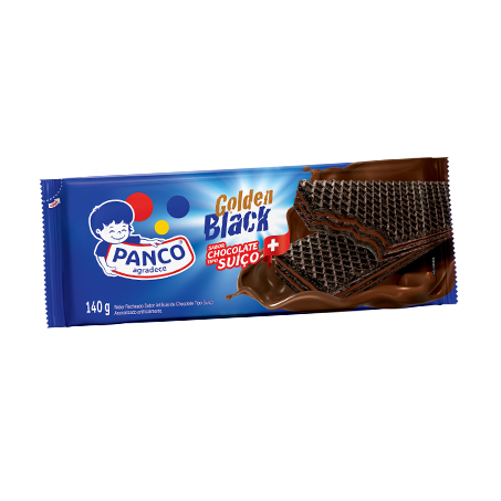Wafer Panco 140g Golden Black Choc Suiço