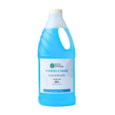 LIMPA VIDROS E INOX CONCENTRADO 1:10 2L ECO ATTITUDE