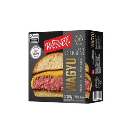 Hamburguer bovino wagyu wessel 300g
