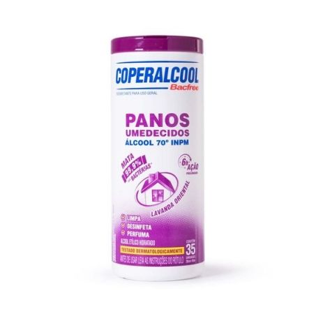 PANOS UMEDECIDOS COPERALCOOL 35UN LAVANDA