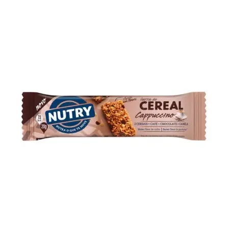 Barra cereal nutry 20g cappuccino