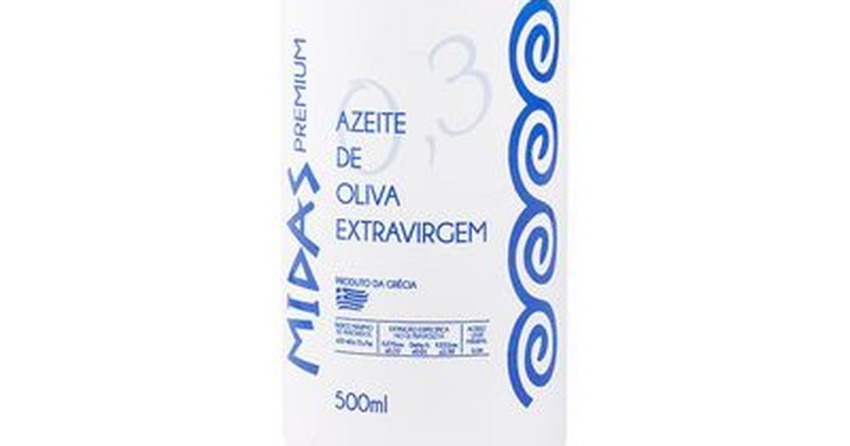 Azeite De Oliva Grego Midas Premium 500ml