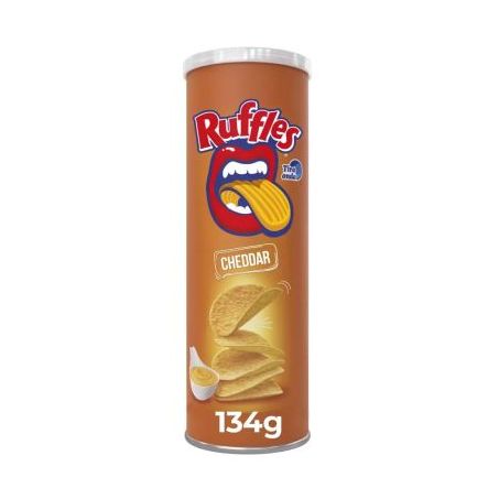 STAX CHEDDAR RUFFLES 134 G                        