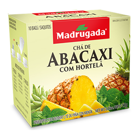 CHÁ MADRUGADA ABACAXI C/ HORTELÃ 15G