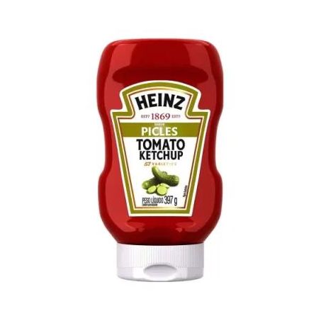 Ketchup Heinz Sabor Picles Squeeze 397gr