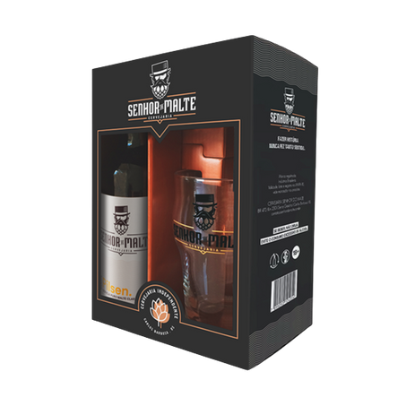 SENHOR DO MALTE KIT PILSEN C/ COPO PINT