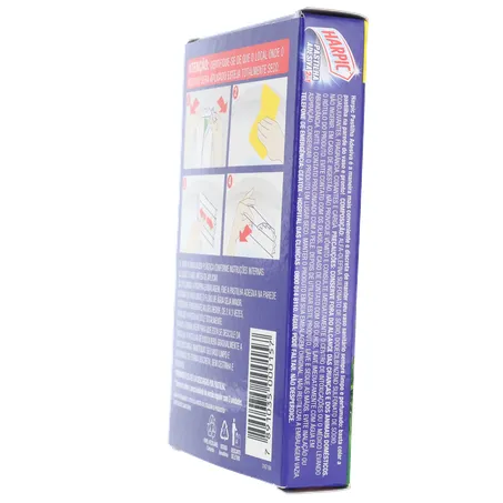 Pastilha adesiva harpic pinho com 5 360-25