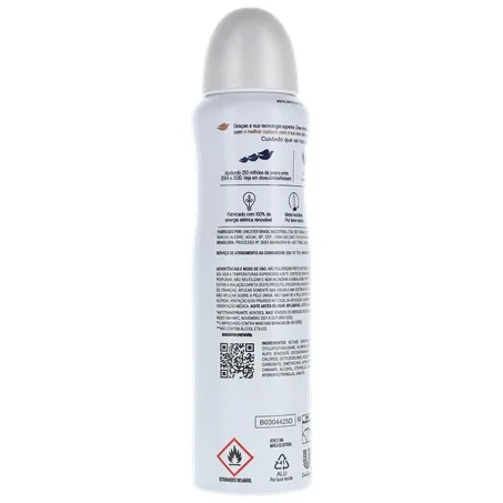 Antitranspirante Aerosol Dove Invisible Dry Violeta e Frésia Branca Frasco Spray 150ml 360-13