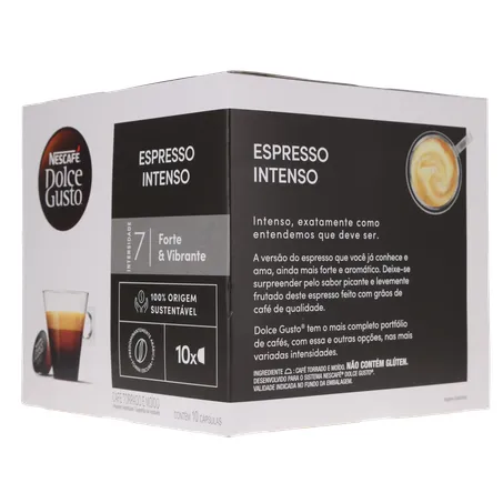CAFÉ CÁPSULAS DOLCE GUSTO ESPRESSO INTENSO C/10 UN 360-5