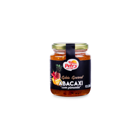GELEIA PETRY 265G GOURMET ABACAXI C/PIMENTA 