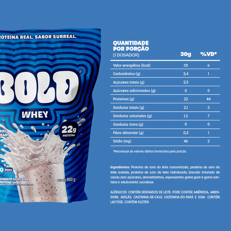 Whey Bold Cookies e Cream 900g 360-2