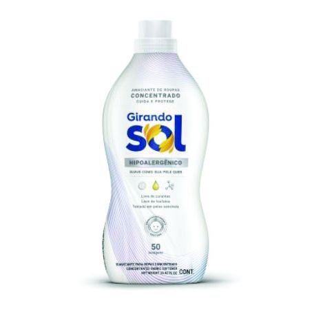 Amaciante girando sol 500ml hipoal