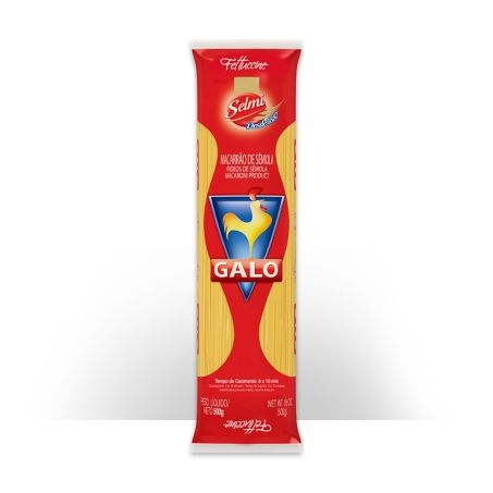 Macarrão de Sêmola Galo Fettuccine Pacote 500G