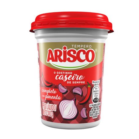 Tempero arisco completo com pimenta pote 300g