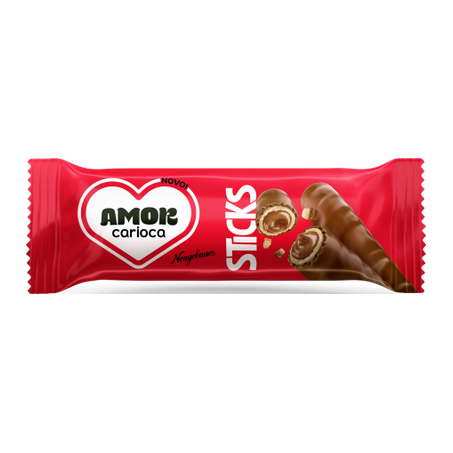 Chocolate neugebauer sticks amor carioca 29g