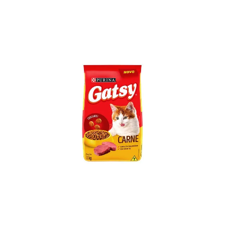 Racao gato gatsy carne 1kg*