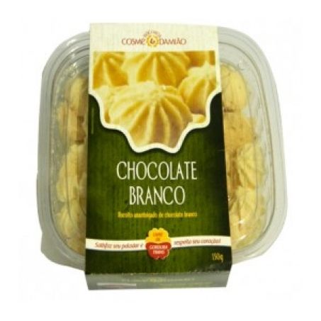 BISCOITO COSME DAMIÃO CHOCOLATE BRANCO 150G