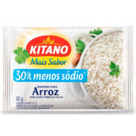 Tempero kitano mais sabor 60g arroz