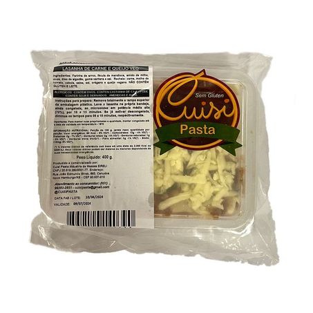 Lasanha sem glúten de Carne Cuisi 400g