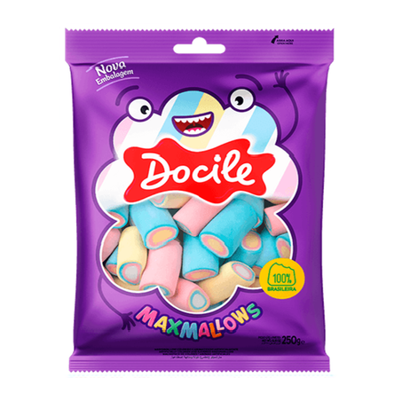MARSHMALLOW DOCILE TUBO COLOR BAUNILHA 220G