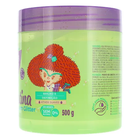 GELATINA CAPILAR INFANTIL KOLENE CACHINHOS COM GLITTER POTE 500G 360-5