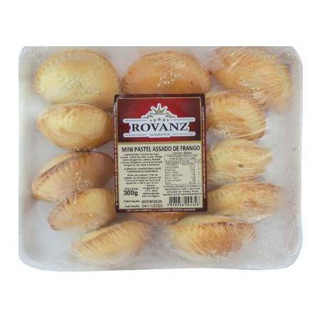Mini pastel assado frango rovanz 300g