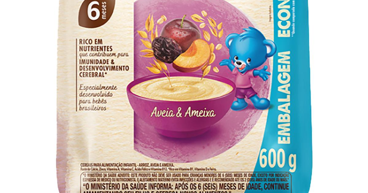 Mucilon 600g - Ameixa/ Aveia - Sachê