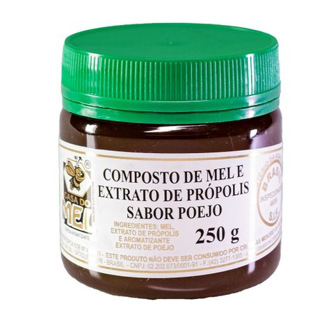 COMPOSTO DE MEL POEJO E EXTRATO DE PROPOLIS 250G CASA DO MEL