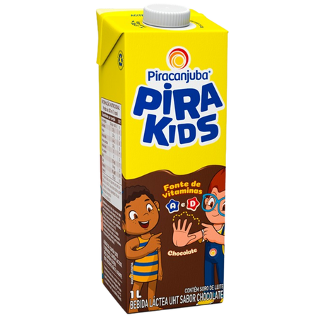 Bebida lactea 1000ml pirakids chocolate