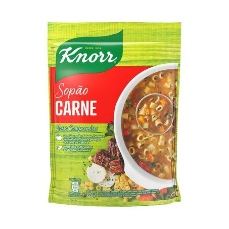 SOPAO KNORR CARNE C/MACARRAO 195G
