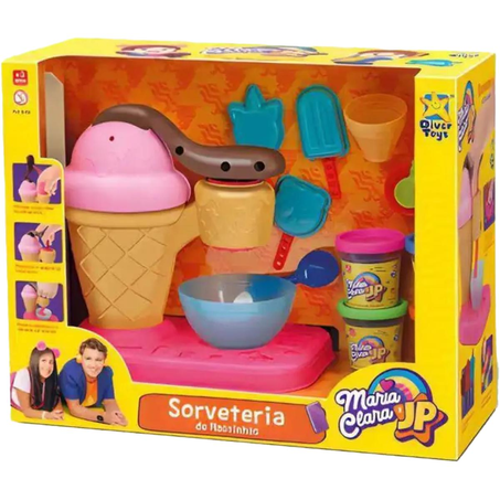 Massinha Maria Clara e JP Divertoys Sorveteria - Ref. 8206
