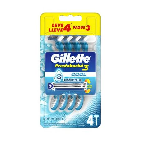 AP BARBEAR GILLETTE PRESTOBARBA COOL PG3 LV4