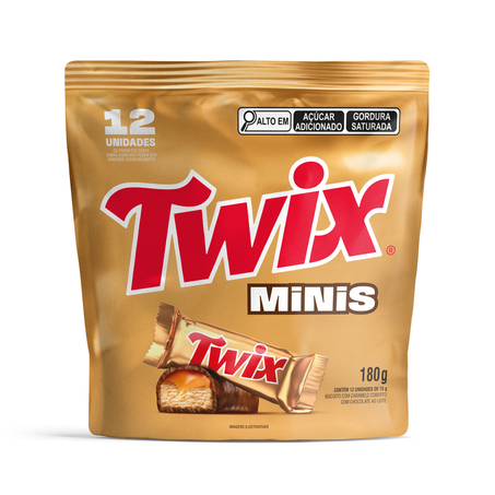 Chocolates Twix Mini Caramelo 180g