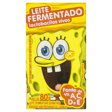LEITE FERMENTADO DESNATADO BOB ESPONJA ELEGÊ