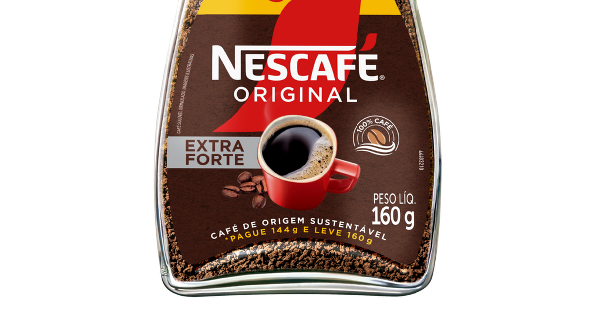 Café Solúvel Extraforte Nescafé Original Leve 160G Pague 144G